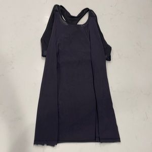 Black Lululemon Sheer built in bra Tank